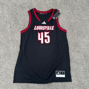 NWT Adidas Louisville Cardinals Jersey #45